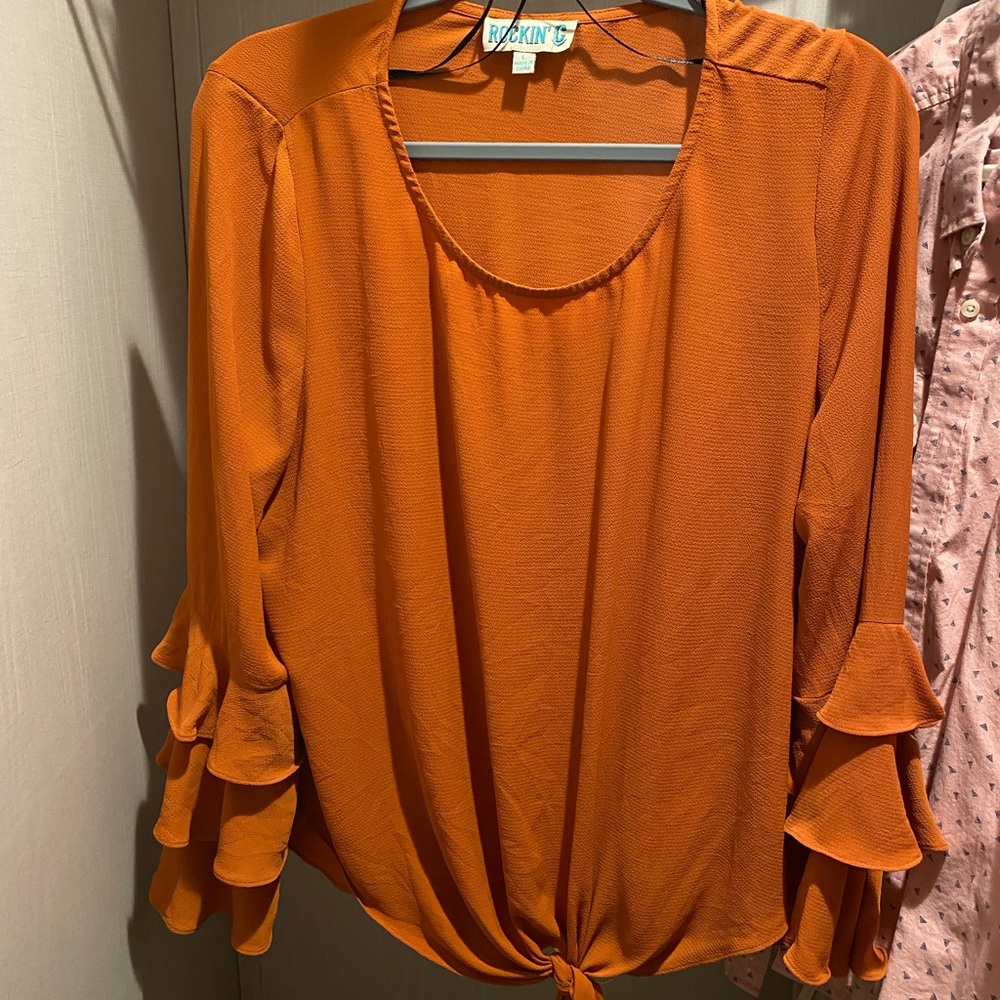 Orange Women's Top